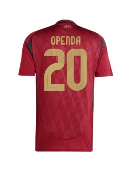 Belgien Lois Openda #20 Heimtrikot EM 2024 Kurzarm